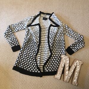 ROMEO & JULIET OPEN FRONT CARDIGAN